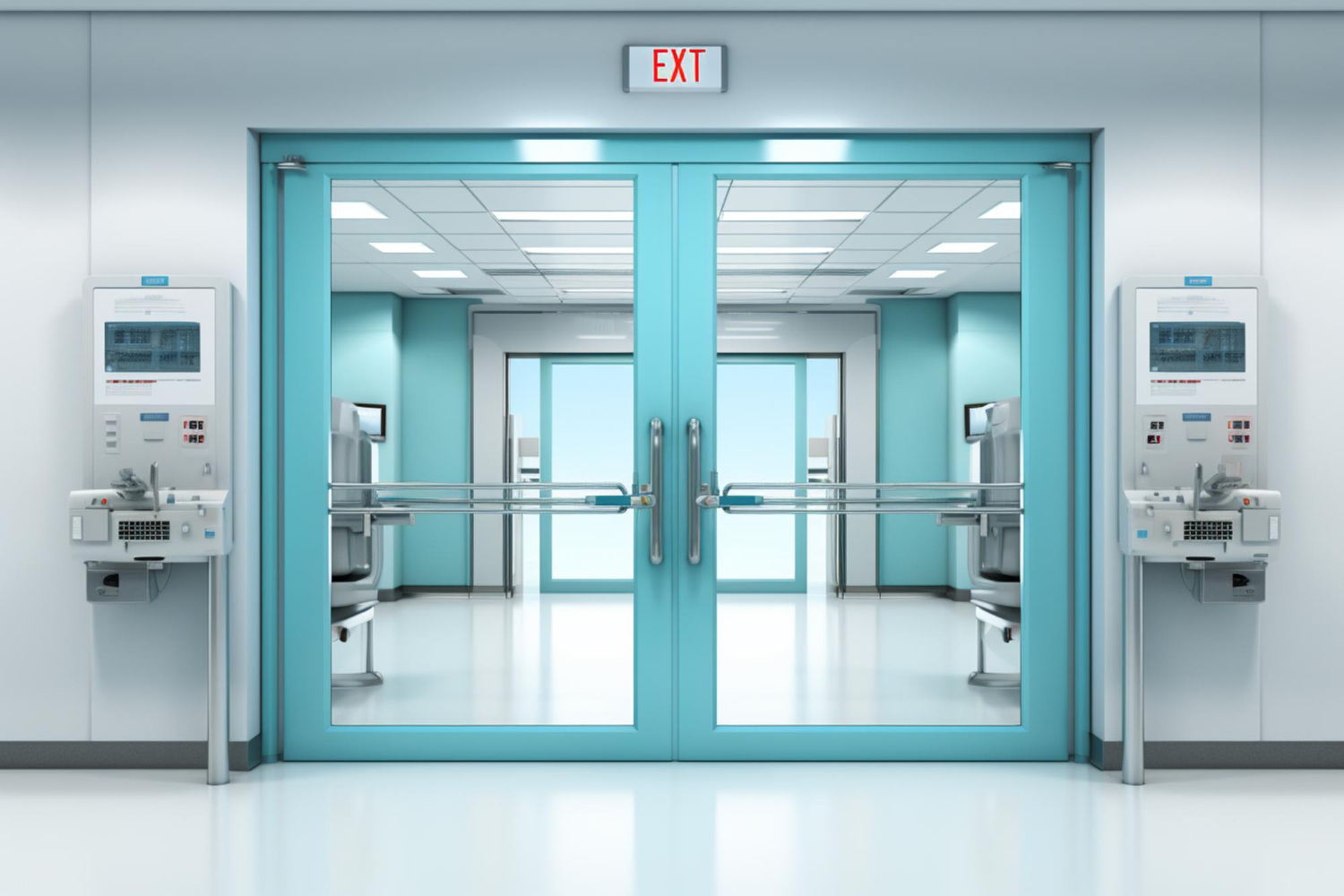 Hospital Doors - Automatic Door Opening System